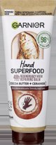 GARNIER_Hand Superfood Cocoa αναζωογονητική κρέμα χεριών με βούτυρο κακάο και κεραμίδια 75ml