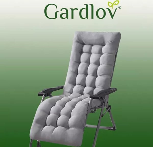 Gardlov Μαξιλάρι καπιτονέ για ξαπλώστρα κήπου γκρι 23490