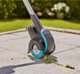GARDENA EasyWeed 1800/18V P4A ασύρματη βούρτσα αρμών, αφαίρεση ζιζανίων (γκρι/τυρκουάζ, μπαταρία Li-Ion 2.0Ah P4A, POWER FOR ALL ALLIANCE)