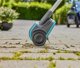 GARDENA EasyWeed 1800/18V P4A ασύρματη βούρτσα αρμών, αφαίρεση ζιζανίων (γκρι/τυρκουάζ, μπαταρία Li-Ion 2.0Ah P4A, POWER FOR ALL ALLIANCE)