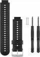 Λουράκι καρπού από καουτσούκ Garmin - σειρά Forerunner 23x, 630, 735 (μαύρο / γκρι) (010-11251-86)