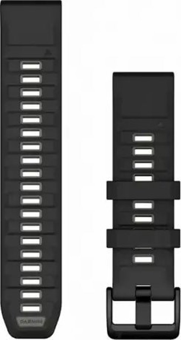Garmin Garmin QuickFit-Λουράκι 22 mm Σιλικόνη Μαύρο/Κιτρινογκρίζο