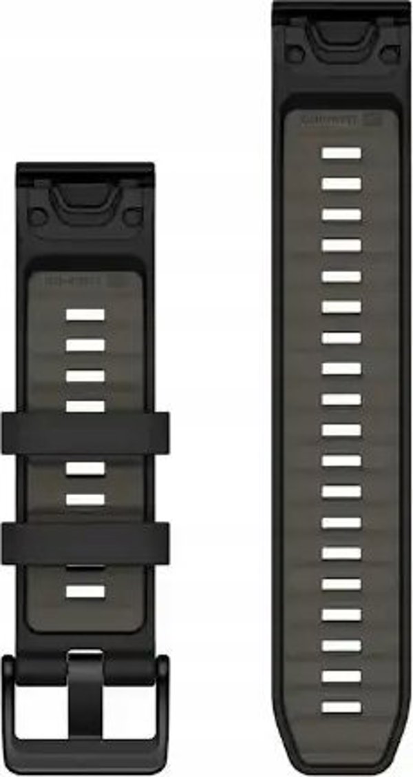 Garmin Garmin QuickFit-Λουράκι 22 mm Σιλικόνη Μαύρο/Κιτρινογκρίζο
