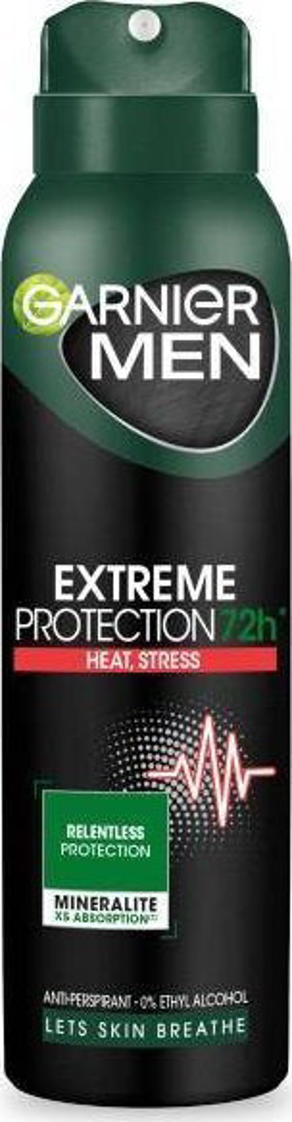 Garnier Garnier Men Αποσμητικό σπρέι Extreme Protection 72h - Heat,Stress 150ml