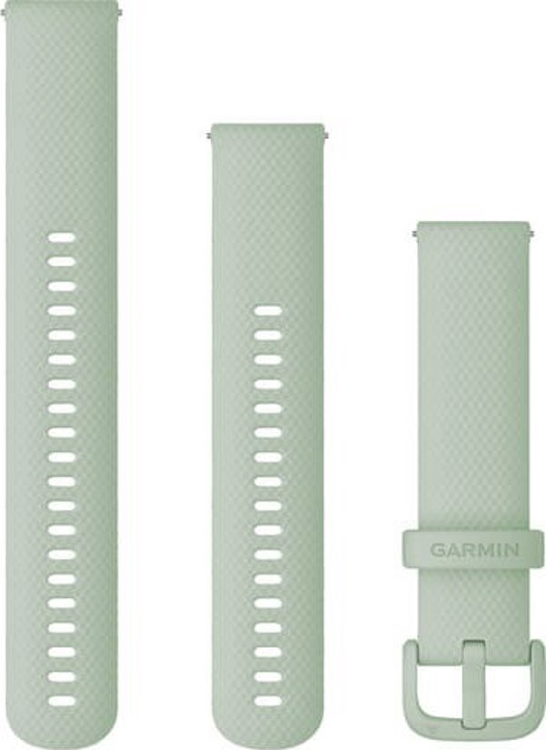 Garmin Λουράκι σιλικόνης για τον καρπό Quick Release 20 (ανοιχτό μέντα / ανοιχτό μέντα αγκράφα) (010-12924-82)