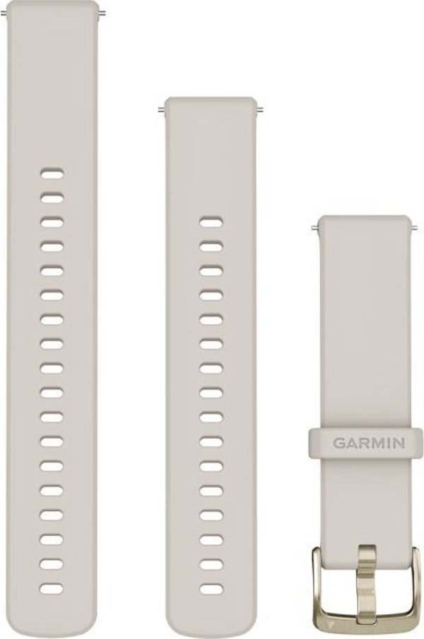 Λουράκι ρολογιού Garmin Venu 3S 18mm, ελεφαντόδοντο/χρυσό