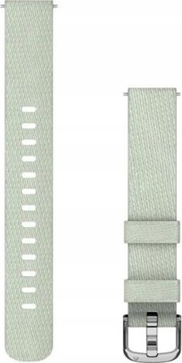 Garmin Garmin λουράκι ρολογιού Lily 2 Nylon, φασκόμηλο γκρι/ασημί