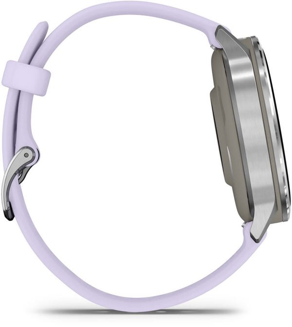 Garmin Venu 3S Smartwatch 41mm, Γκρι/Ασημί & Λεβάντα Μπλε, Αδιάβροχο Ρολόι με GPS