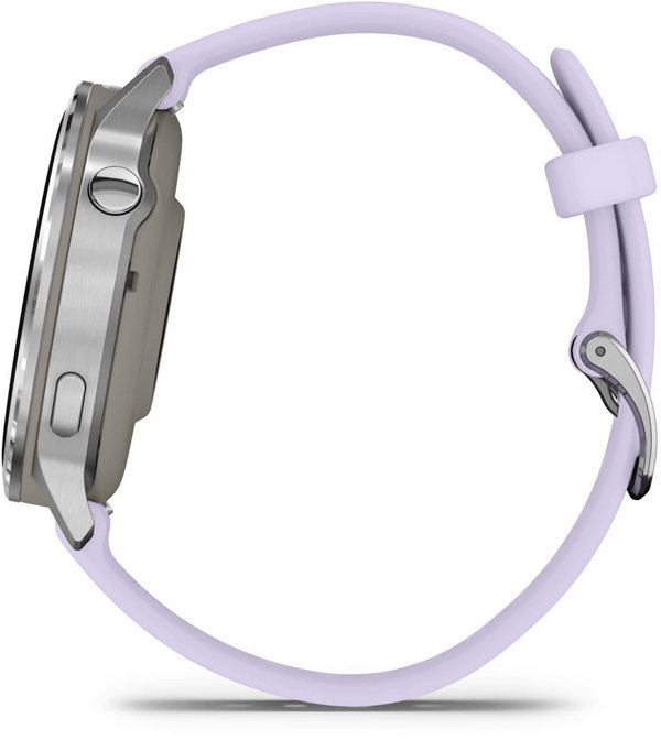 Garmin Venu 3S Smartwatch 41mm, Γκρι/Ασημί & Λεβάντα Μπλε, Αδιάβροχο Ρολόι με GPS