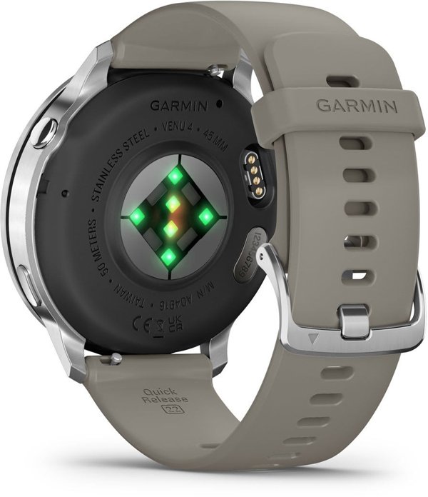 Garmin Venu 4 Έξυπνο ρολόι 45mm μαύρο/ασημί