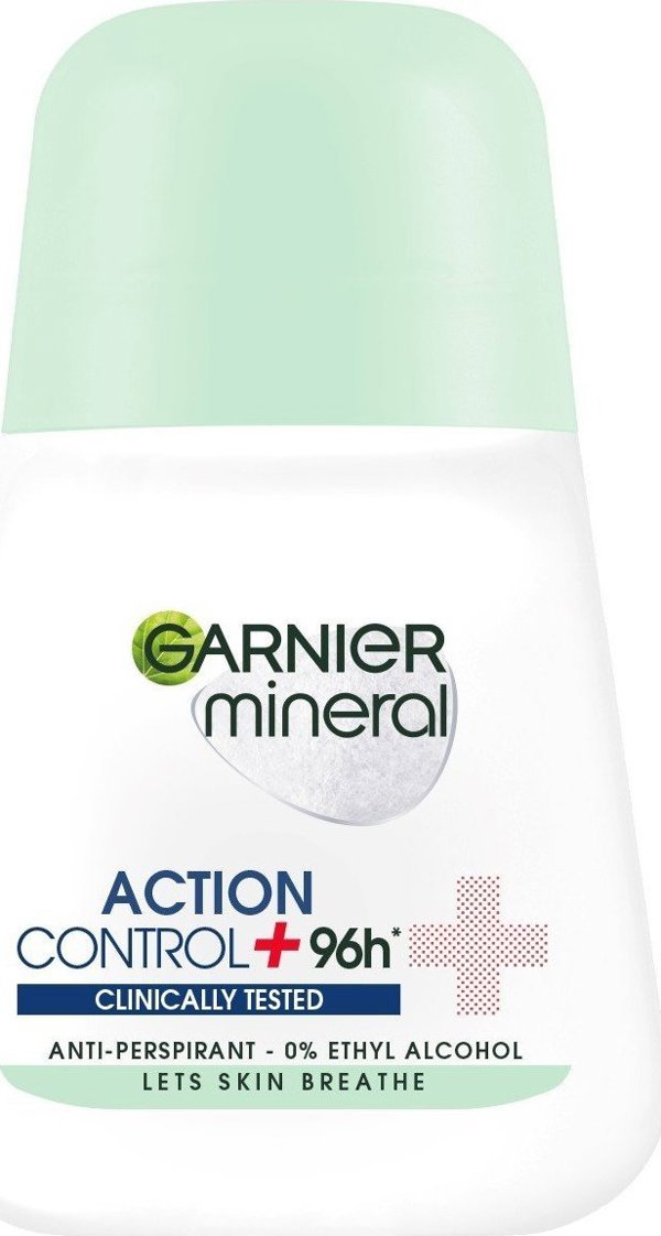 Garnier Αντιιδρωτικό Roll-On Γυναικών, 96h Προστασία με Mineralite, 50ml