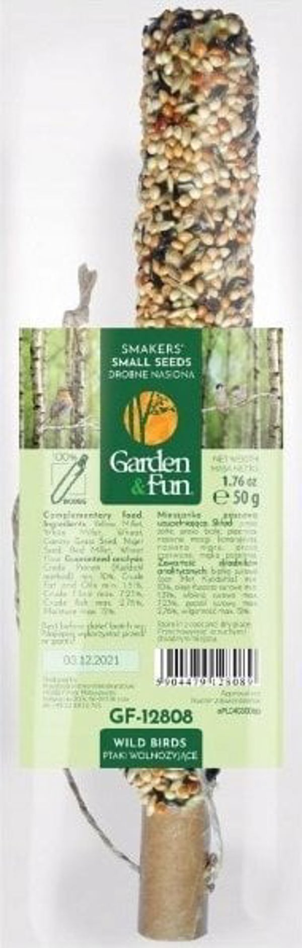 Garden&Fun Smakers Τροφή για Ελεύθερα Πουλιά Μικροσπόροι, 4 Εποχές, 20 Τεμάχια