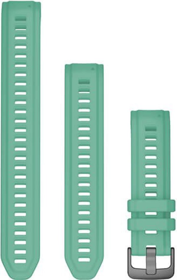 Garmin Silicone Wrist Strap - Instinct 2S Series (Τυρκουάζ / Γκρι αγκράφα) (010-13104-02) 10330990 753759279004