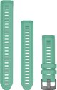 Garmin Silicone Wrist Strap - Instinct 2S Series (Τυρκουάζ / Γκρι αγκράφα) (010-13104-02) 10330990 753759279004