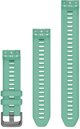 Garmin Silicone Wrist Strap - Instinct 2S Series (Τυρκουάζ / Γκρι αγκράφα) (010-13104-02) 10330990 753759279004