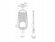 Φωτιστικό δρόμου LED 230V 150W 15 000lm, 130deg x 75deg 4000K ουδέτερο λευκό, STREETLITE, IP65, IK08