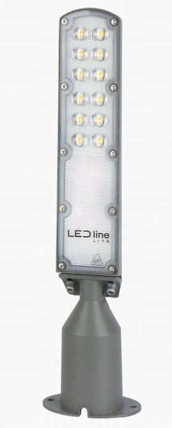 Φωτιστικό δρόμου LED 230V 30W 3 000lm, 140° x 70° 4000K, γκρι, FLAMINGO, IP65, IK08