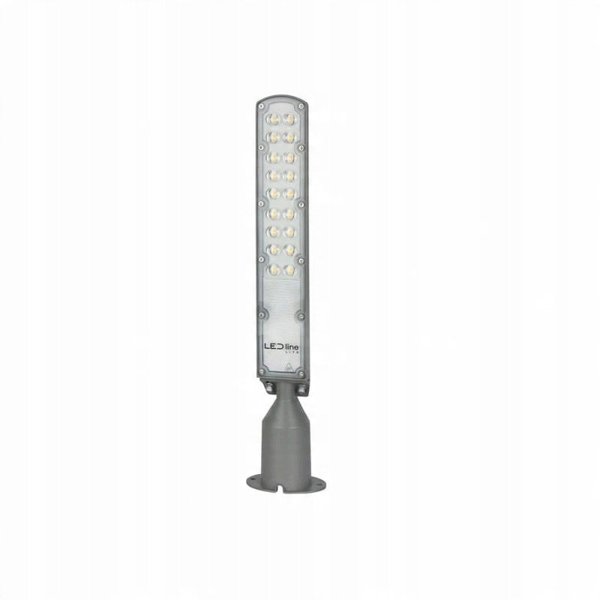 Φωτιστικό δρόμου LED 230V 30W 3 000lm, 140° x 70° 4000K, γκρι, FLAMINGO, IP65, IK08