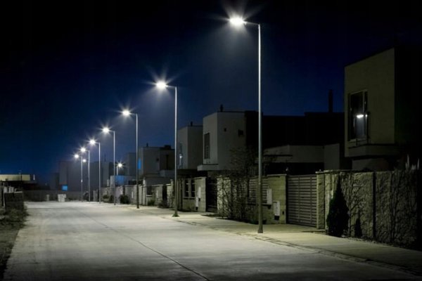 Φωτιστικό δρόμου LED 230V 100W 10 000lm, 140deg x 70deg 4000K, μαύρο, FLAMINGO, IP65, IK08