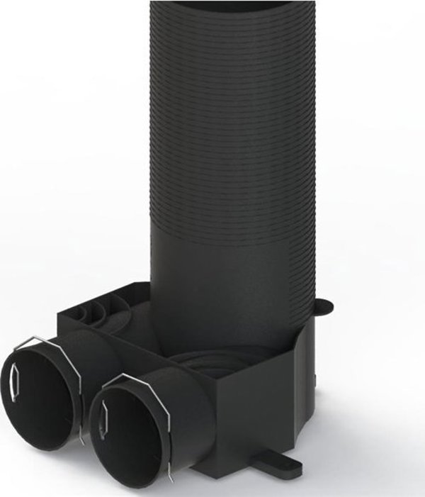 GBC AIR DISTRIBUTION BOXSLIM DN125-2X75