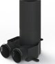 GBC AIR DISTRIBUTION BOXSLIM DN125-2X75