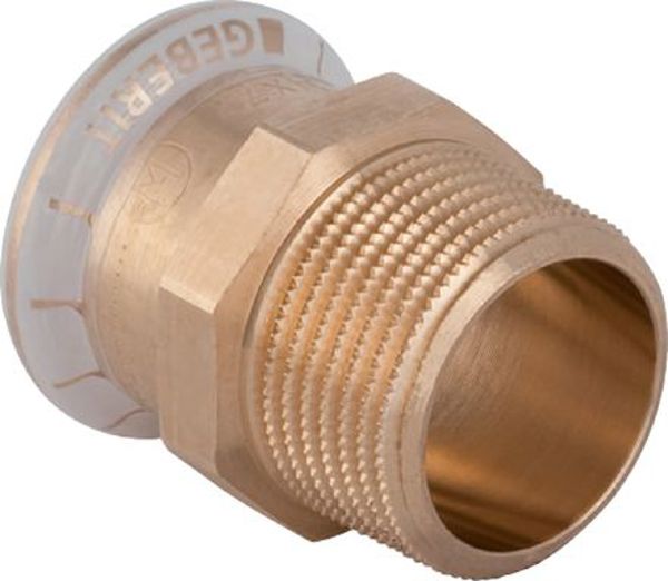 Geberit Σύνδεσμος μετάβασης Mapress Kupfer GZ 15mm x 1/2" (61704)