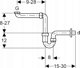 Geberit space-saving siphon 11/2" x 40 mm 151.107.11.1