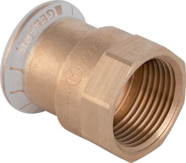 Geberit Σύνδεσμος μετάβασης Mapress Kupfer GW 15mm x 1/2" (61802)