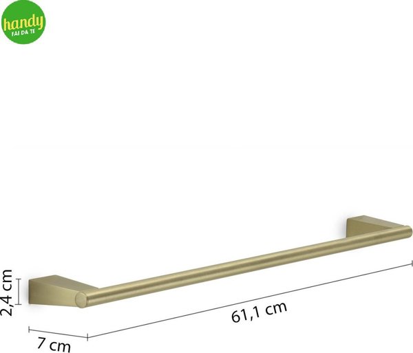 ΚΡΕΜΑΣΤΡΑ ΠΕΤΣΕΤΑΣ Gedy TONALE 60 CM ΜΑΤ ΧΡΥΣΟ