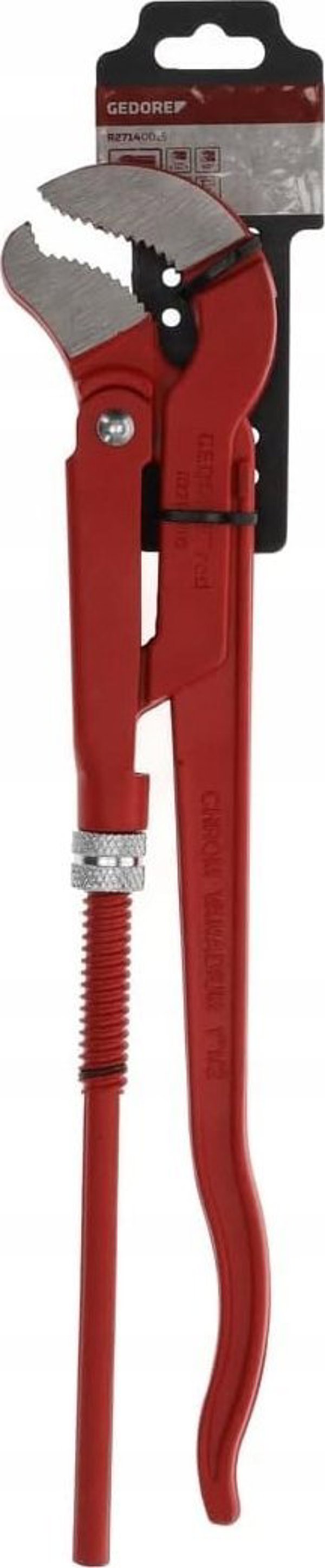 Gedore Gedore Red γωνιακός σωληνοκαρυδάκι, 640mm, πένσα σωλήνα / αντλίας νερού (κόκκινο, για σωλήνα έως 3 , 103mm)