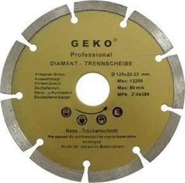 Geko Δίσκος διαμ.125mm τμήμα.GEKO PROFI(100)