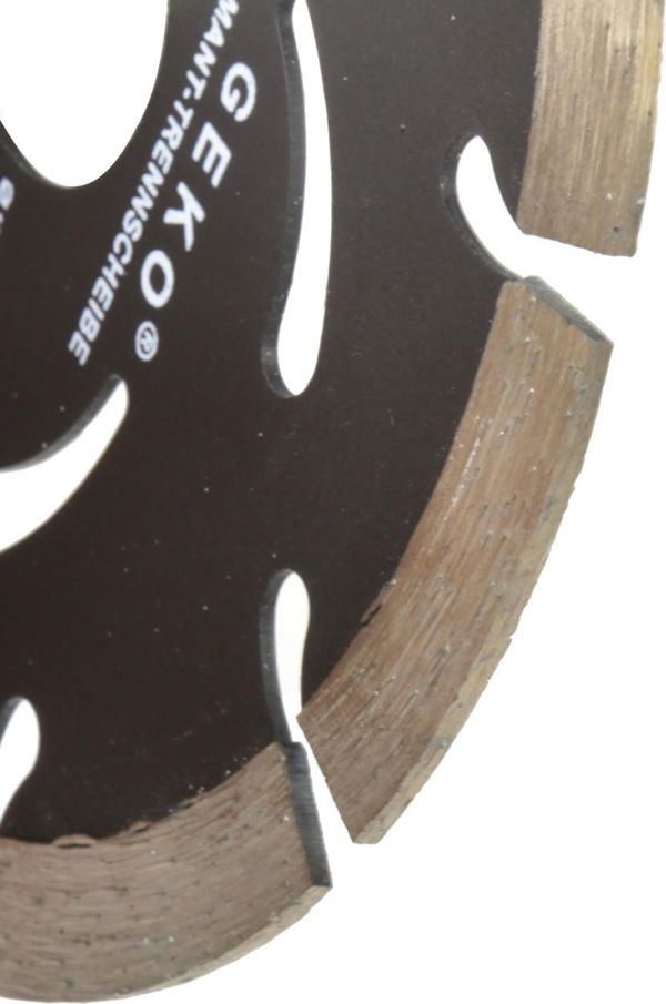 Geko διαμαντόδισκος 125mm x 10mm μαύρος (G00287)