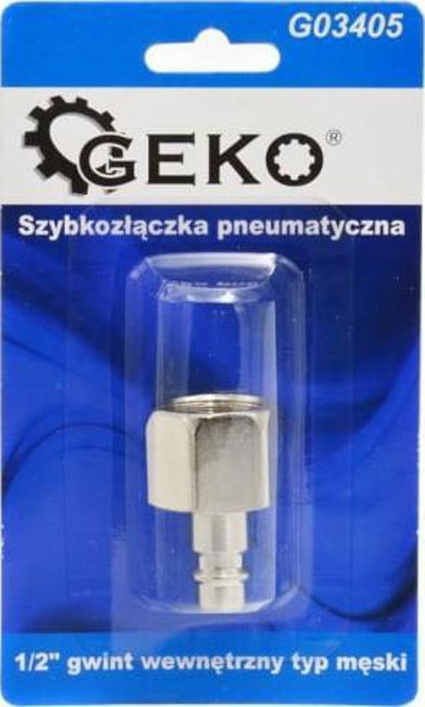 Geko Αρσενικός Πνευματικός Σύνδεσμος 1/2" Εσωτερικό Σπείρωμα G03405 (Blister)