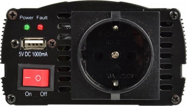 Geko Μετατροπέας Τάσης Αυτοκινήτου 12V σε 230V, 250/500W, G17000