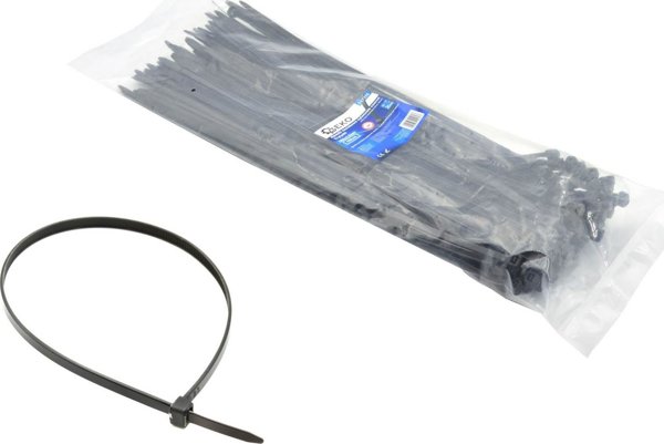 Geko Νάιλον μαύρες δεματικές ταινίες 500x7.6mm UV 50τμχ. (50)