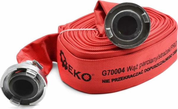 Geko Πυροσβεστικό Λάστιχο 2" 20m 8 Bar, Βαρέως Τύπου 5kg, με Ταχυσύνδεσμους G70004