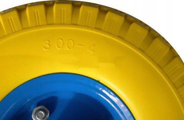 Τροχός Geko για τρόλεϊ 3.00-4 PU/full/(10) 13536512 5901477103933