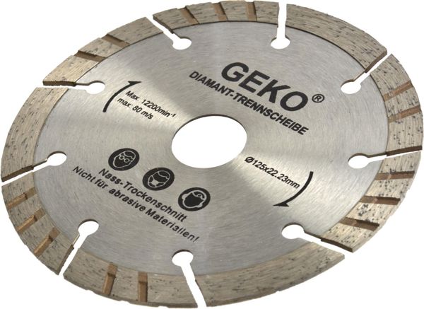 Geko Δίσκος διαμ.125mm γκρι-λέιζερ (200)/