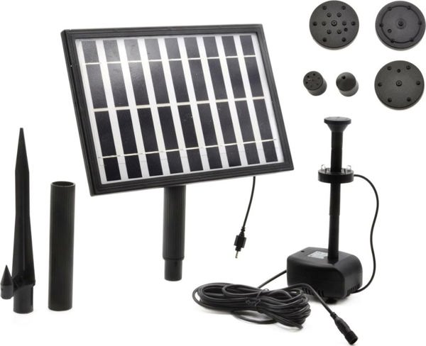 Geko Ηλιακή Αντλία Νερού για Λίμνη 5W, 160L/h, G81472