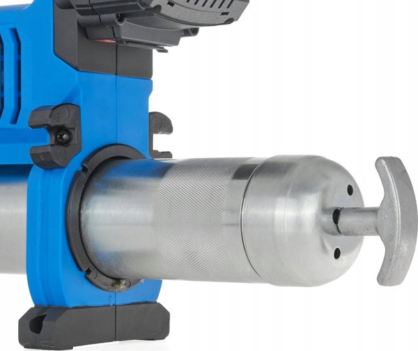 Geko Φορητό πιστόλι λίπανσης μπαταρίας Li-ion 18V – σετ βαλίτσα + φορτιστής + AKU 4.0Ah (3)