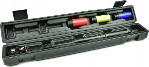 Geko Torque κλειδί 1/2" 28-210nm + υποδοχές αλουμινίου 3 τεμάχια. Μαύρο HD (10) 13537065 5901477168147