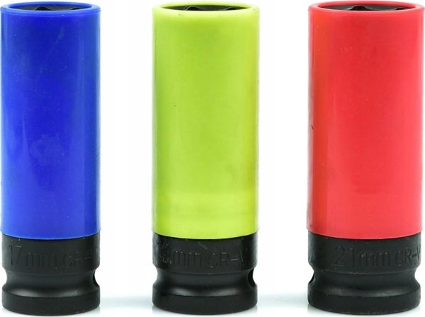 Geko Torque κλειδί 1/2" 28-210nm + υποδοχές αλουμινίου 3 τεμάχια. Μαύρο HD (10) 13537065 5901477168147