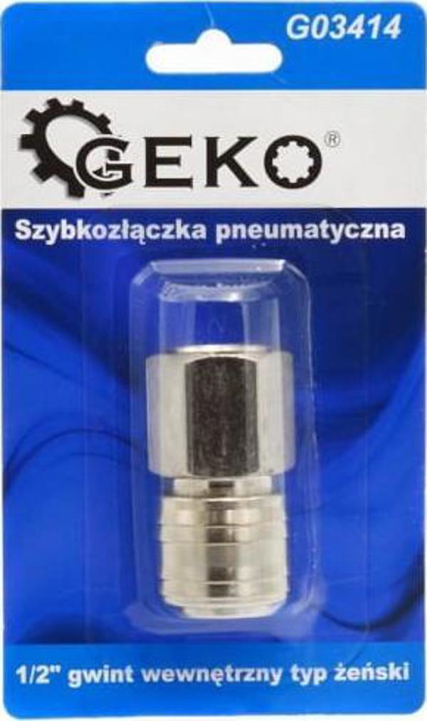 Geko Ταχυσύνδεσμος Πνευματικός Θηλυκός 1/2" με Εσωτερικό Σπείρωμα G03414