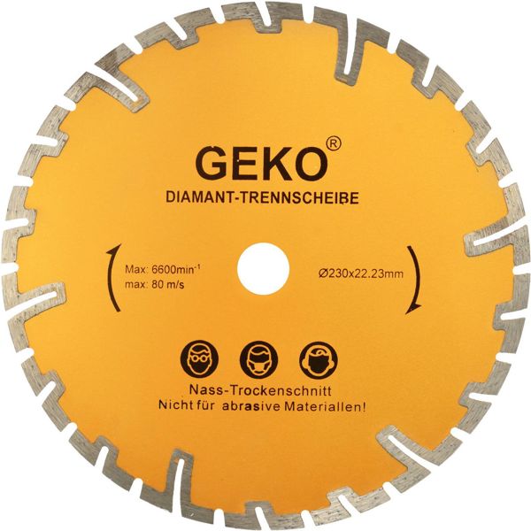 Geko διαμαντόδισκος 230mm βαθιά κοπή (G00226)