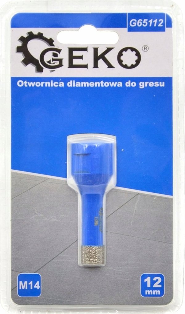 Διαμαντοκορώνα για πλακάκια 12mm M14 (50) Geko