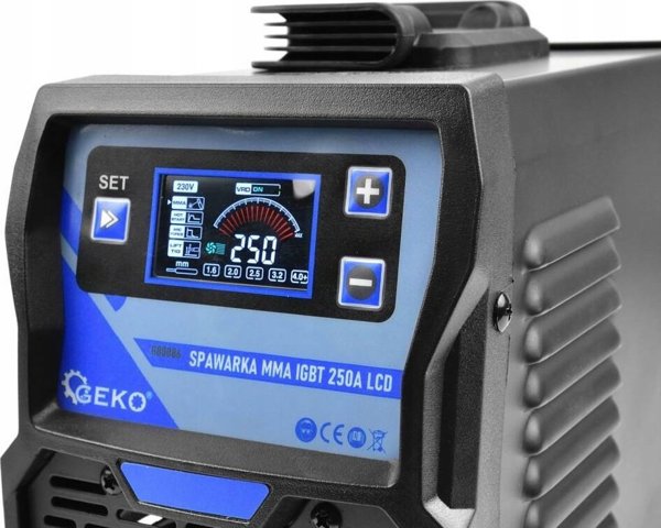 Geko Ηλεκτροκόλληση MMA IGBT 250A LCD (1)
