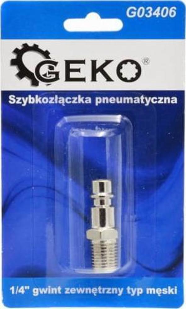 Geko G03406 Πνευματικός Σύνδεσμος Αρσενικός 1/4" Εξωτερικό Σπείρωμα, 10τμχ