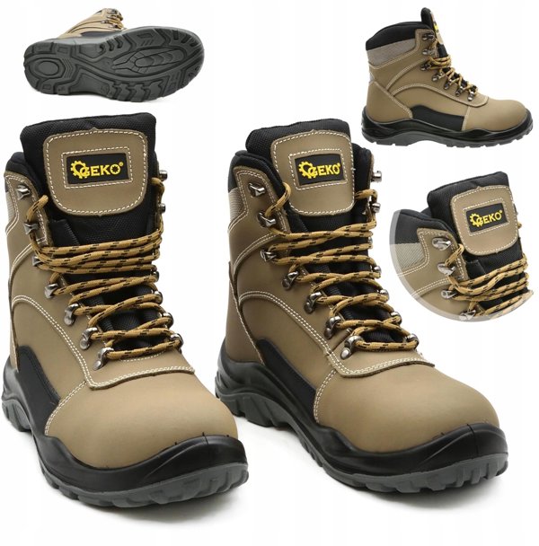Παπούτσια Geko Safety μοντέλο αρ. 7 nubuck S3 SRC - μέγεθος 44 (10) 8387626 5901477161124