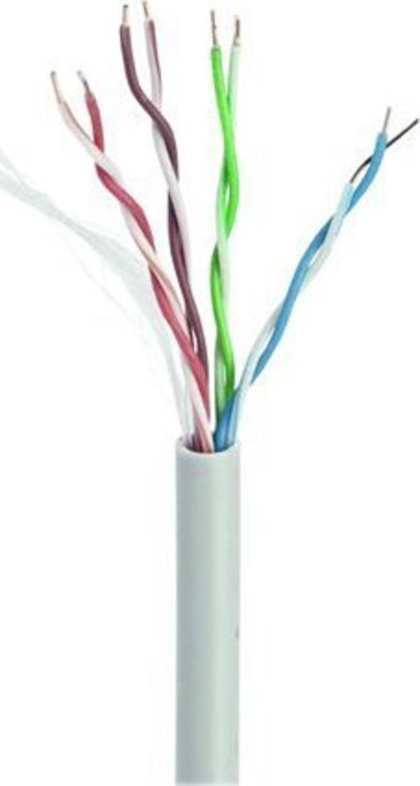 Gembird UTP Καλώδιο Δικτύου Cat5e, 305m, Μπλε, UPC-5004E-SOL-B