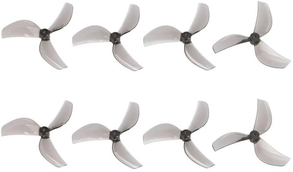Gemfan 45mm Τρίφυλλες Έλικες Γκρι | Έλικες για drone | 8 τεμάχια